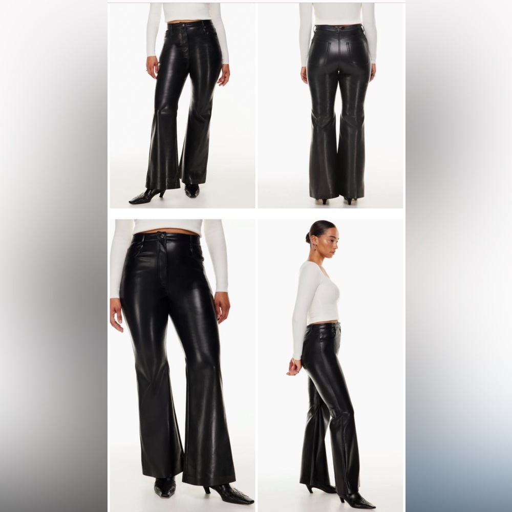 Aritzia Wilfred Melina Vegan Leather Flare